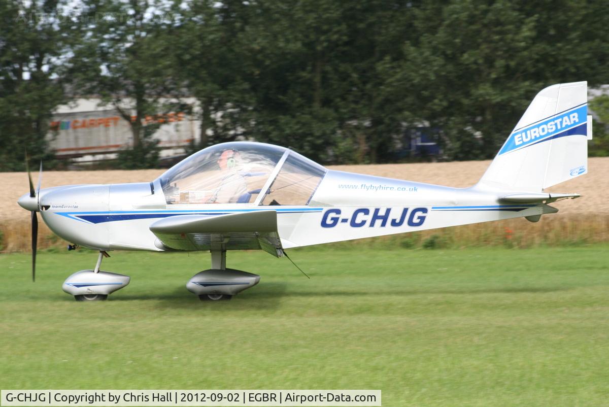 G-CHJG, 2012 Cosmik EV-97 TeamEurostar UK C/N 3938, At the Real Aeroplane Club's Wings & Wheels fly-in, Breighton