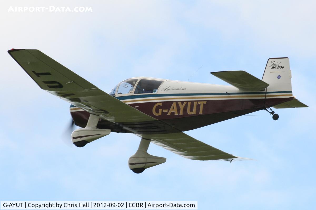 G-AYUT, 1964 SAN Jodel DR-1050 Ambassadeur C/N 479, At the Real Aeroplane Club's Wings & Wheels fly-in, Breighton
