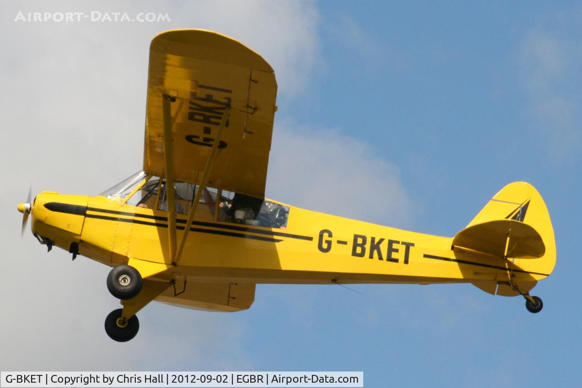 G-BKET, 1952 Piper L-18C Super Cub C/N 18-1990, At the Real Aeroplane Club's Wings & Wheels fly-in, Breighton