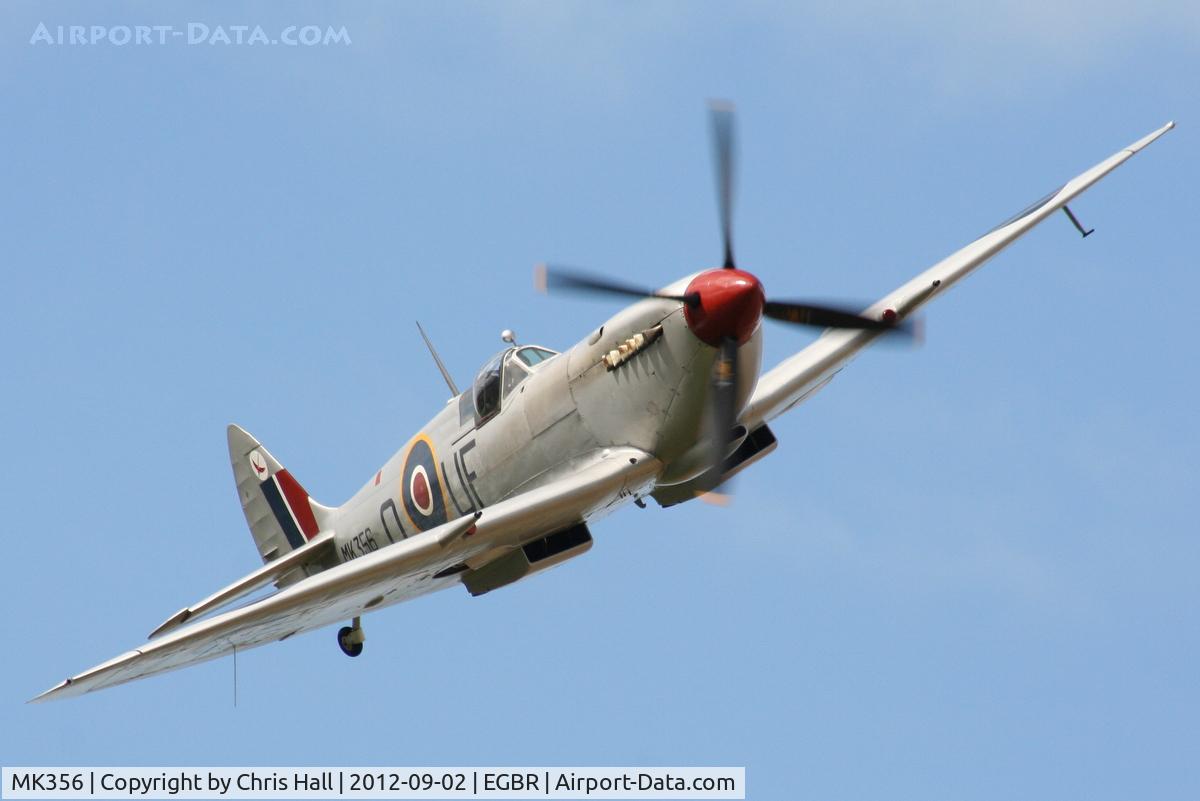 MK356, 1944 Supermarine 361 Spitfire LF.IXc C/N CBAF.IX.1561, At the Real Aeroplane Club's Wings & Wheels fly-in, Breighton