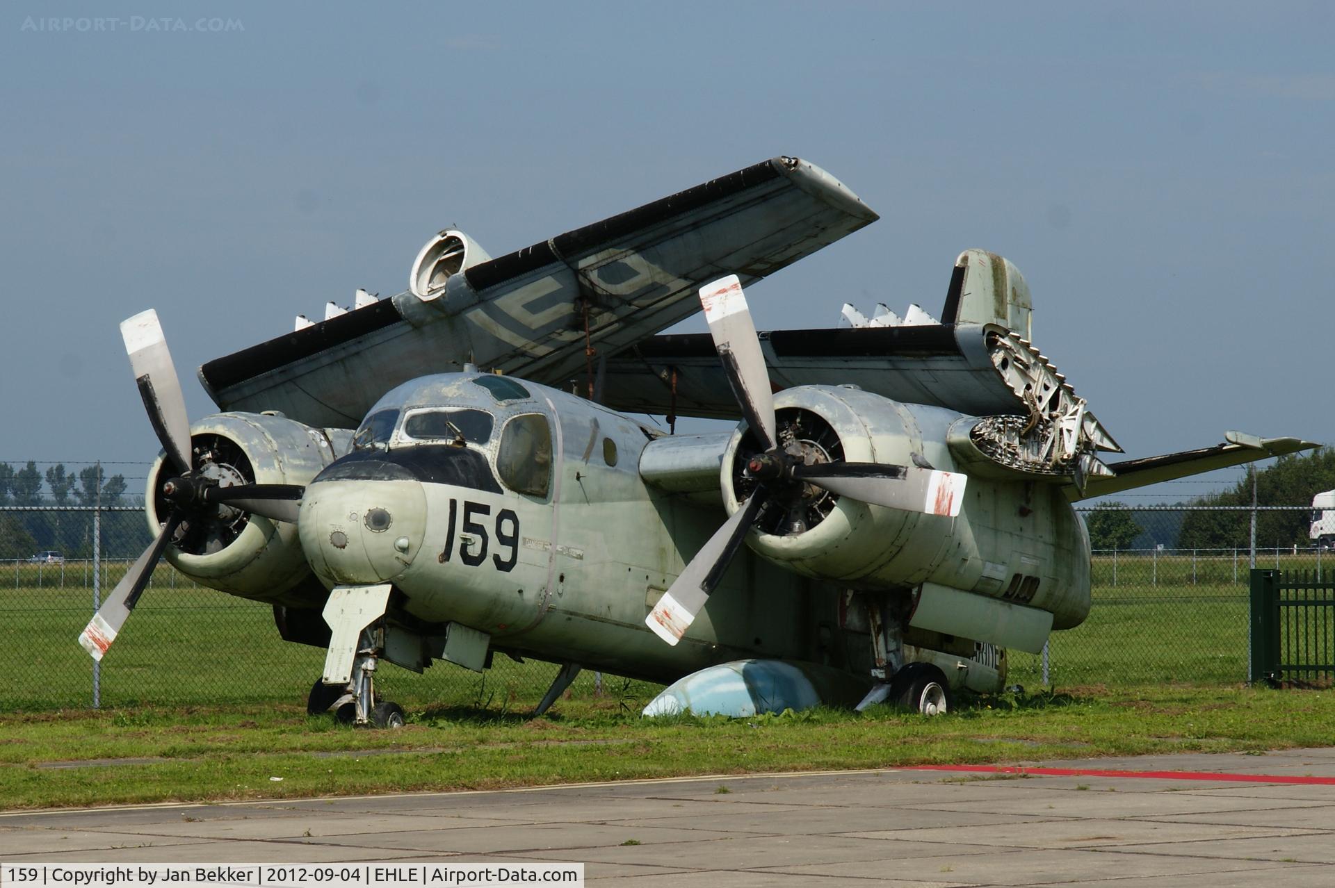 159, Grumman US-2N Tracker C/N 720, Still in the open air at the Aviodrome Museum. Condition getting worse.