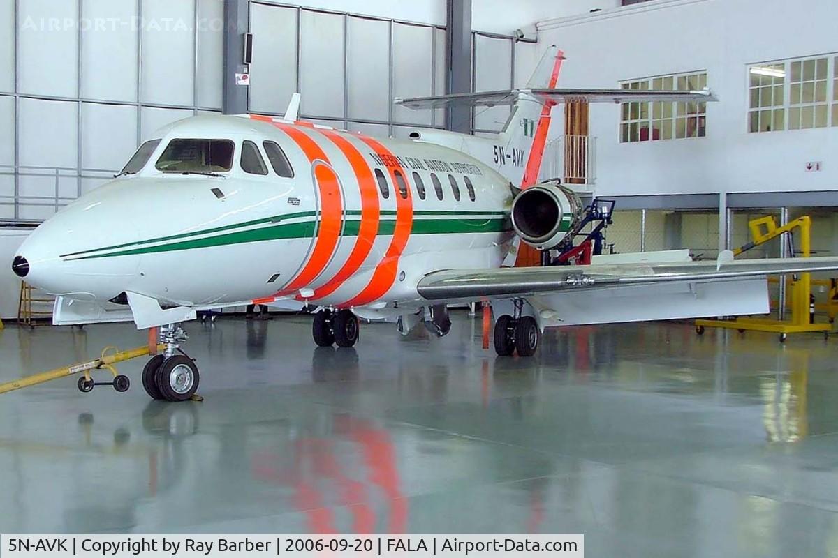 5N-AVK, 1982 British Aerospace HS.125-700B C/N 257160, Hawker-Siddeley 125/700B [257160] Lanseria~ZS 20/09/2006