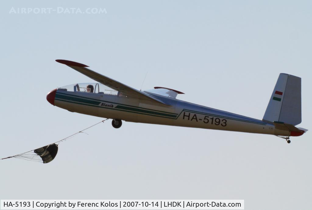 HA-5193, 1977 Let L-13 Blanik C/N 026804, Dunakeszi