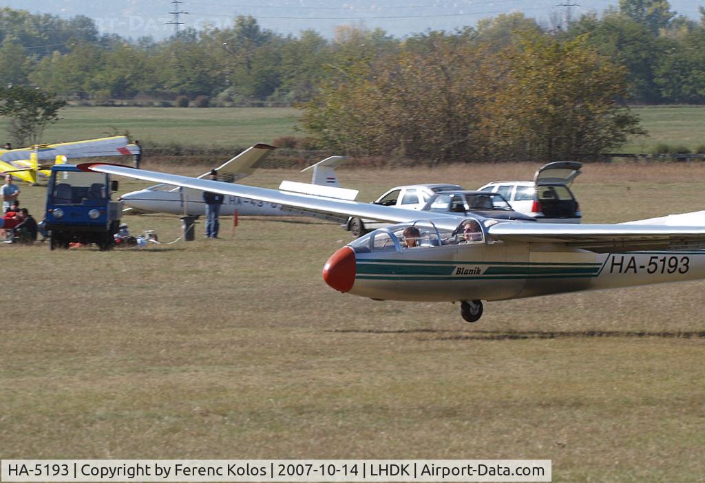 HA-5193, 1977 Let L-13 Blanik C/N 026804, Dunakeszi