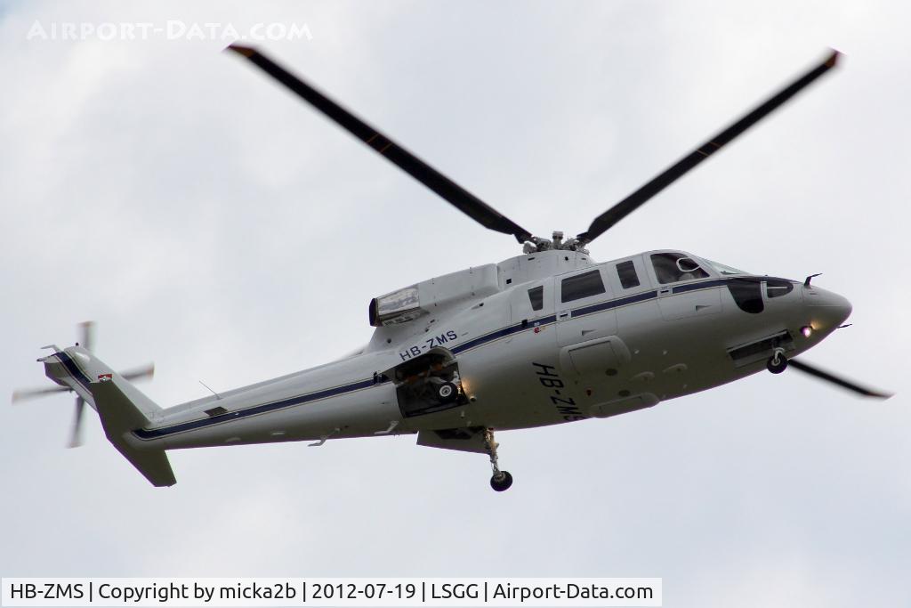 HB-ZMS, 1995 Sikorsky S-76B C/N 760430, In flight