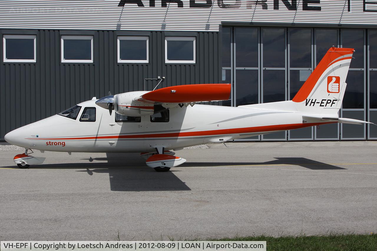 VH-EPF, 2011 Vulcanair P-68TC Observer C/N 467-47/TC, STRONG ENGINEERING CONSULTING CO LTD