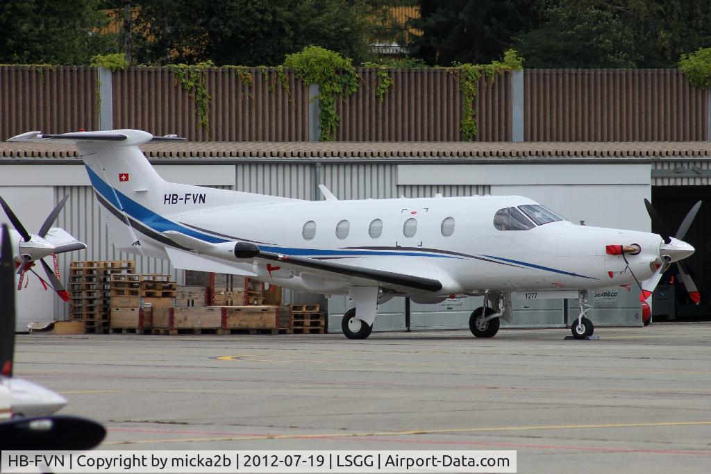 HB-FVN, 2011 Pilatus PC-12-47E C/N 1277, Parked