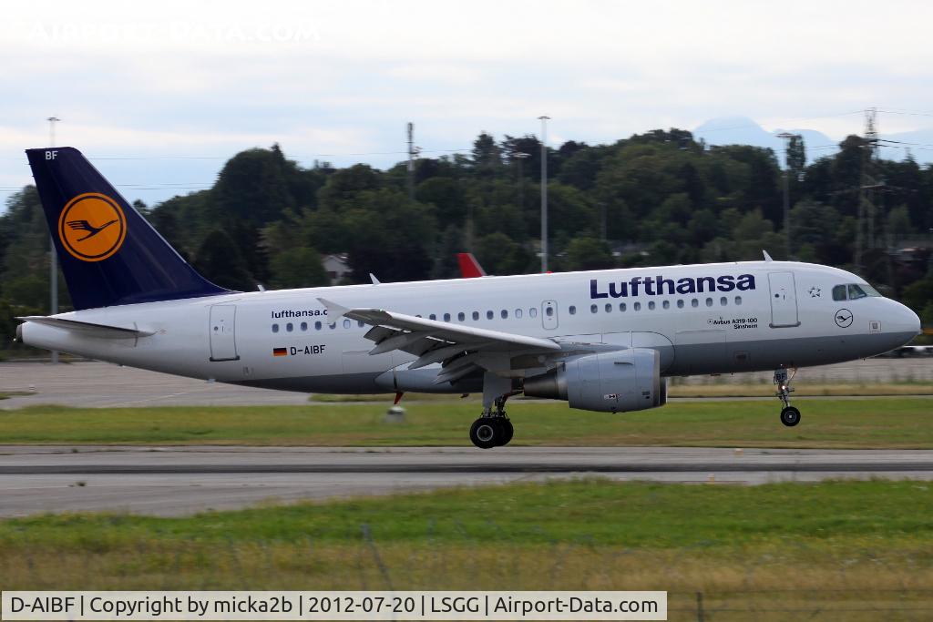 D-AIBF, 2011 Airbus A319-112 C/N 4796, Landing