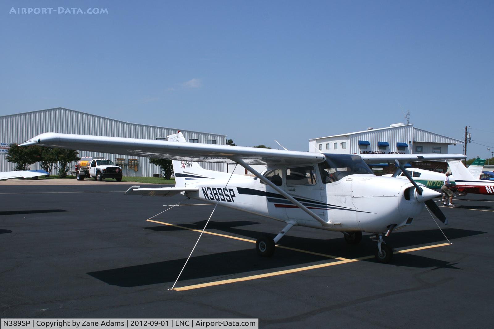 N389SP, 2001 Cessna 172S C/N 172S8775, On the ramp during Warbirds on Parade 2012 at Lancaster Airport