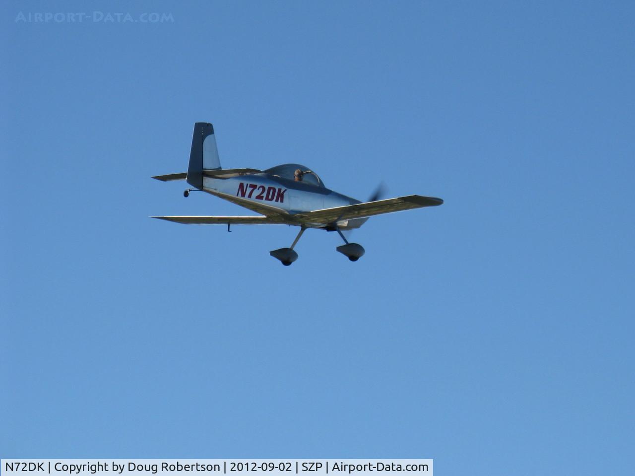 N72DK, Vans RV-8 C/N 82427, 2010 Koon VAN's RV-78, takeoff climb Rwy 22