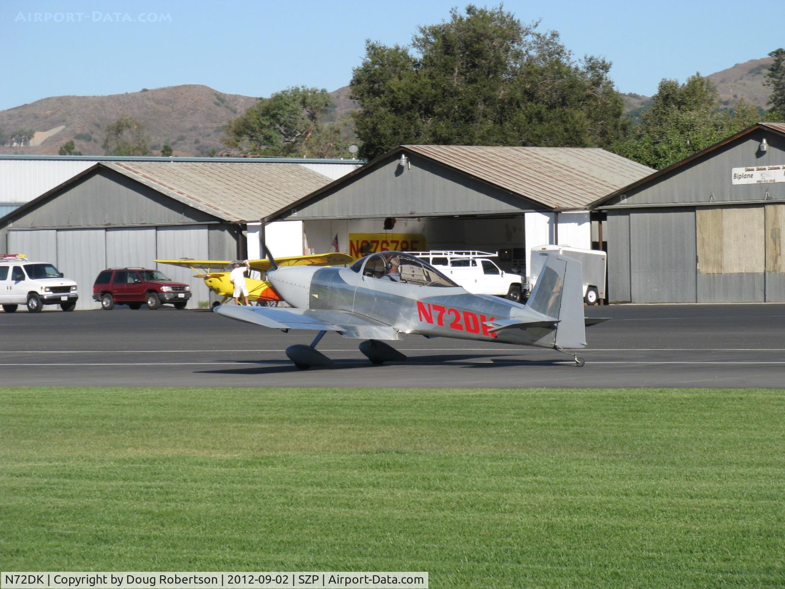 N72DK, Vans RV-8 C/N 82427, 2010 Koon VAN's RV-8, landing roll Rwy 22