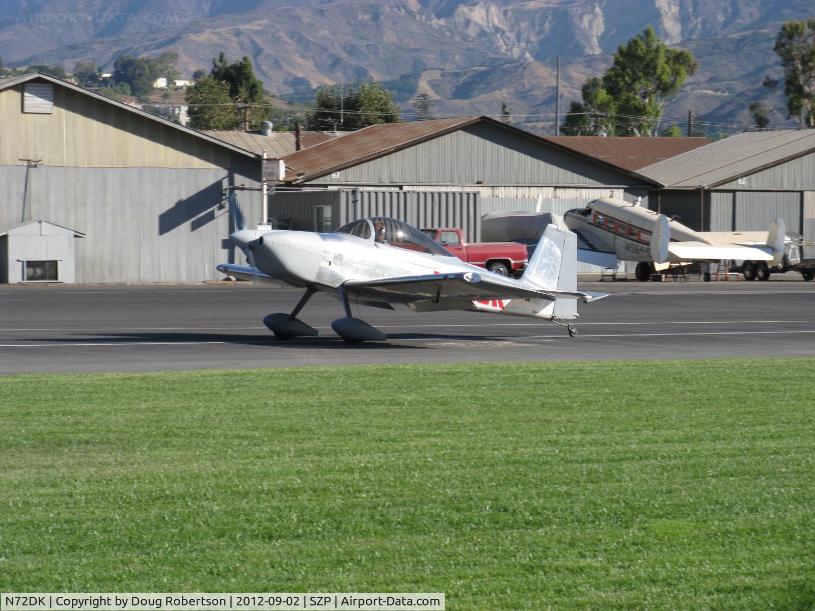 N72DK, Vans RV-8 C/N 82427, 2010 Koon VAN's RV-8, landing roll Rwy 22