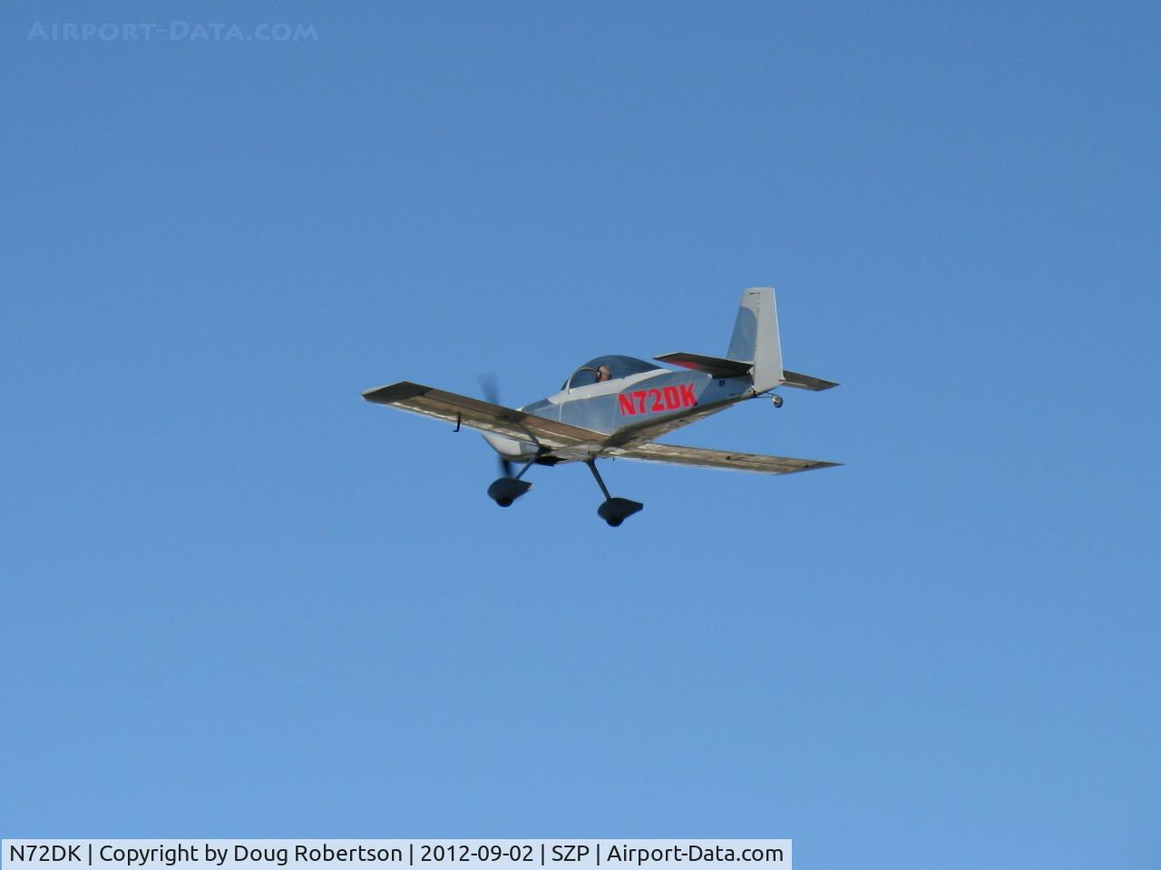 N72DK, Vans RV-8 C/N 82427, 2010 Koon VAN's RV-8, fast takeoff climb Rwy 22