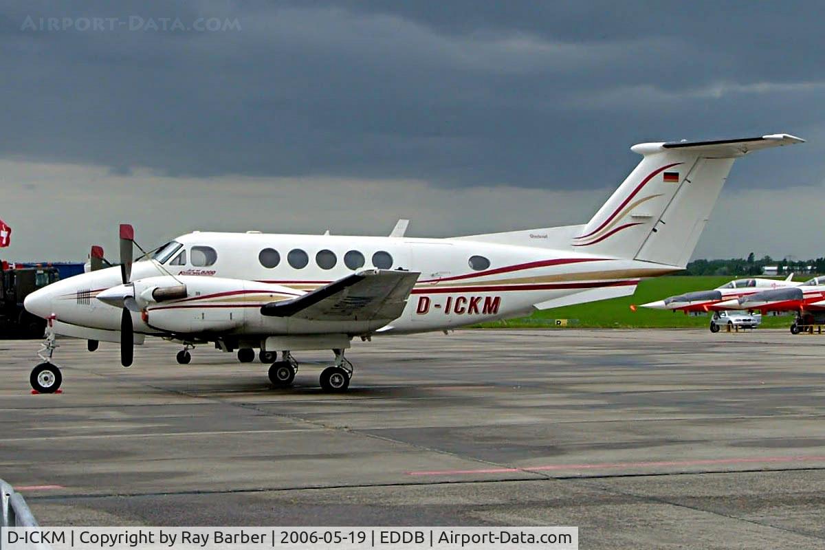 D-ICKM, 1982 Beech B200 King Air C/N BB-1005, Beech B200 Super King Air  [BB-1005] Berlin-Schonefeld~D 19/05/2006
