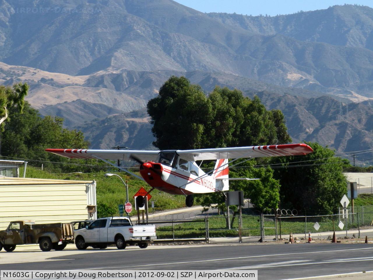 N1603G, 1968 Champion 7ECA Citabria C/N 609, 1968 Champion 7ECA CITABRIA, Lycoming O-235 115 Hp, another landing Rwy 22