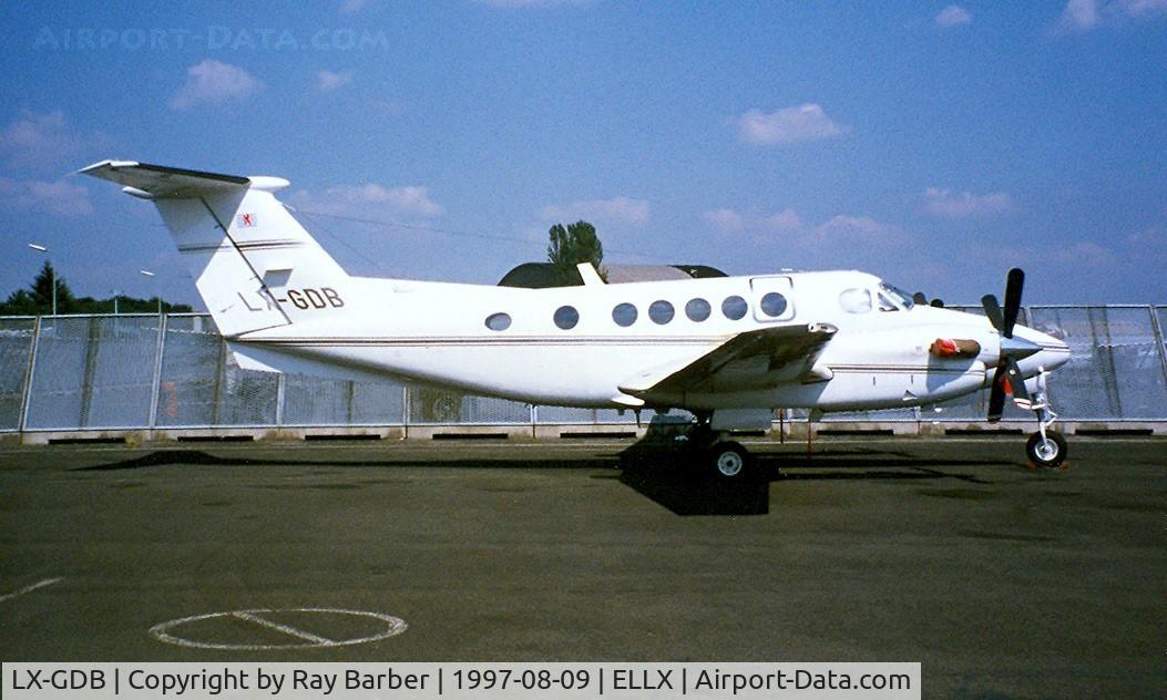 LX-GDB, 1978 Beech 200 Super King Air C/N BB-397, Beech 200 Super King Air [BB-397] Luxenbourg-Findel~LX 09/08/1997