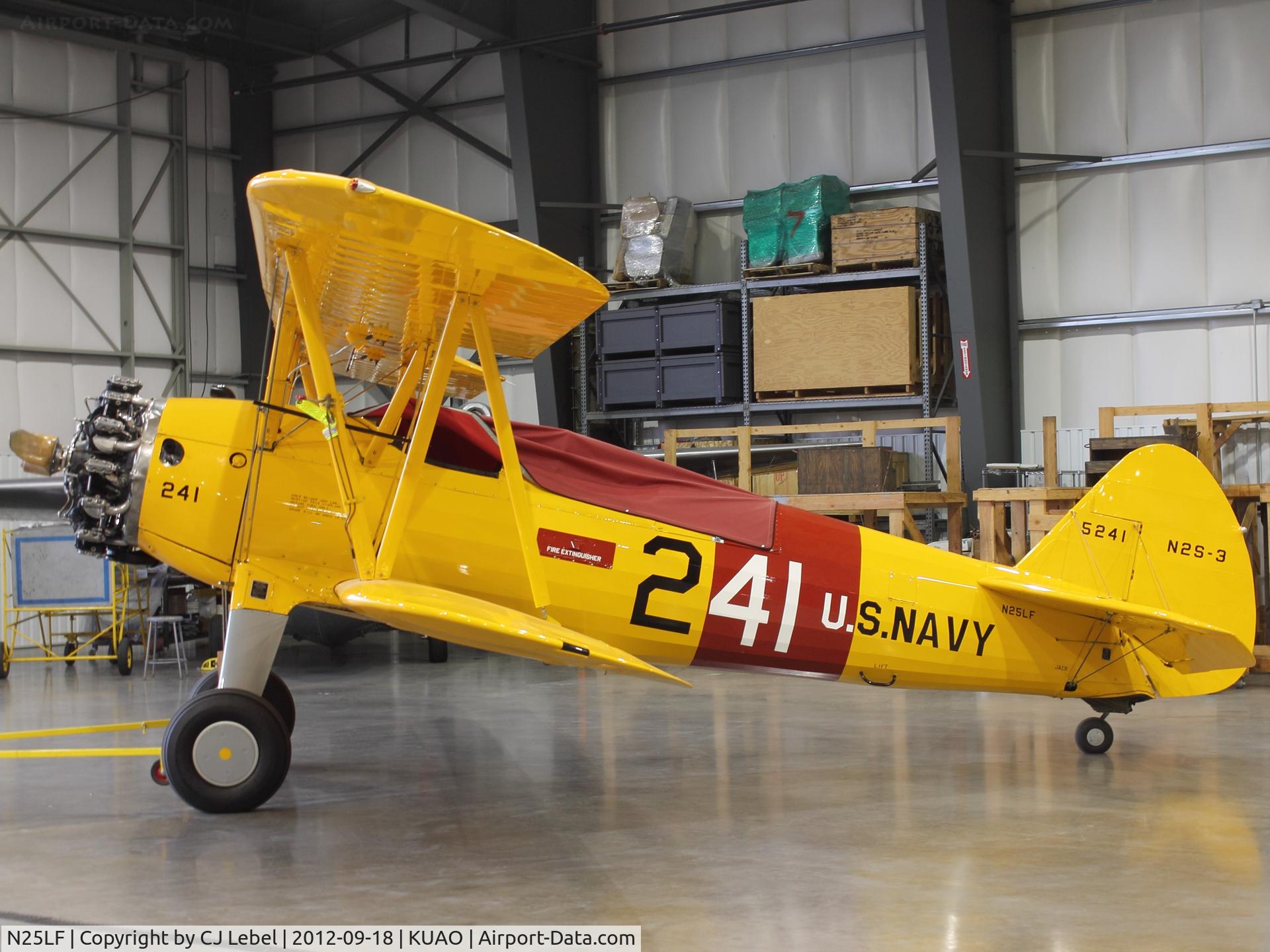 N25LF, 1945 Boeing B75N1 C/N 75-6415, KUAO
