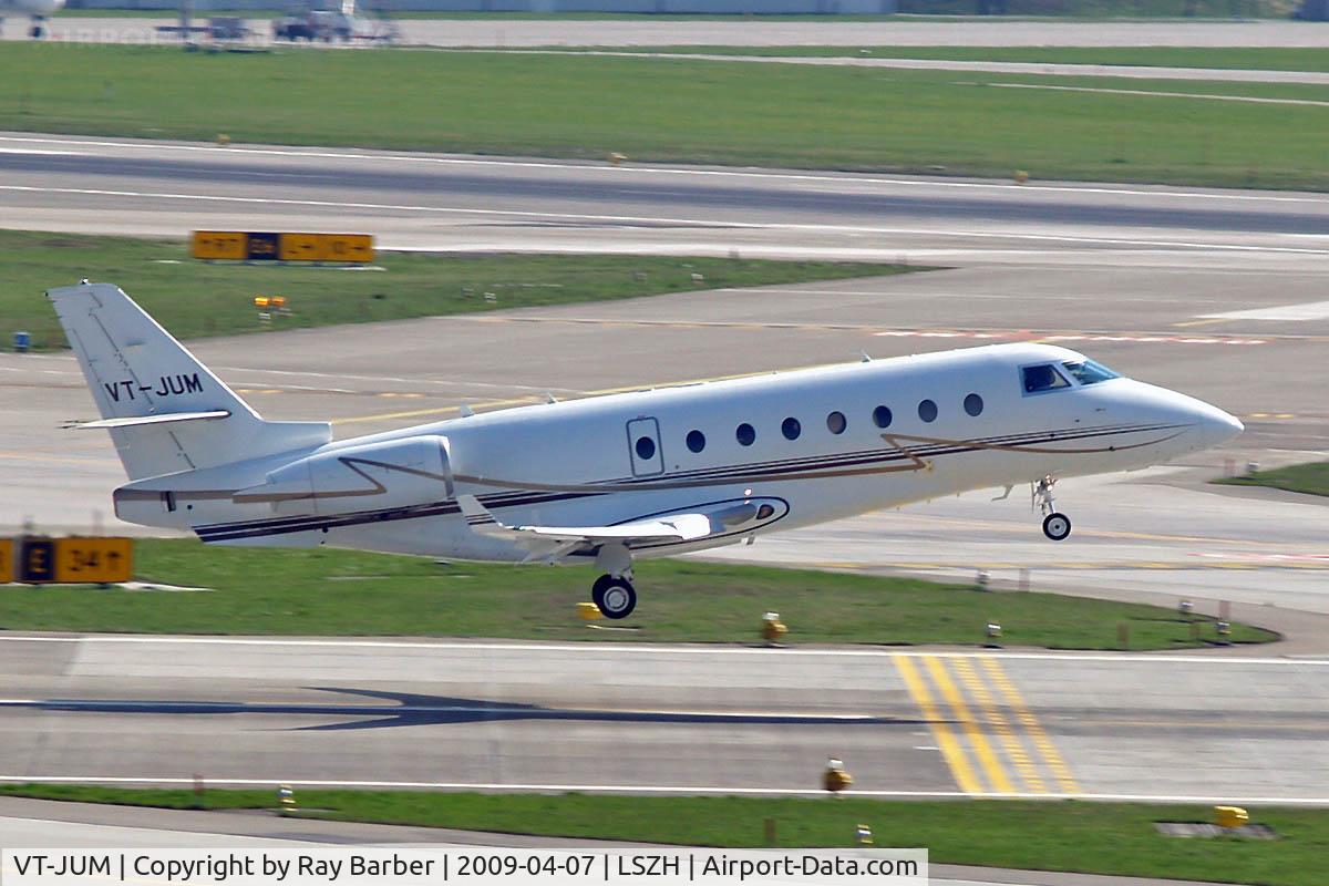VT-JUM, 2008 Israel Aerospace Industries Gulfstream 200 C/N 213, IAI Galaxy G200 [213] Zurich~HB 07/04/2009