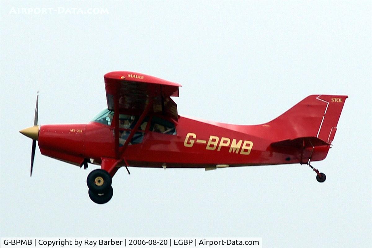 G-BPMB, 1979 Maule M-5-235C Lunar Rocket C/N 7284C, Maule M-5-235C Lunar Rocket [7284C] Kemble~G 20/08/2006