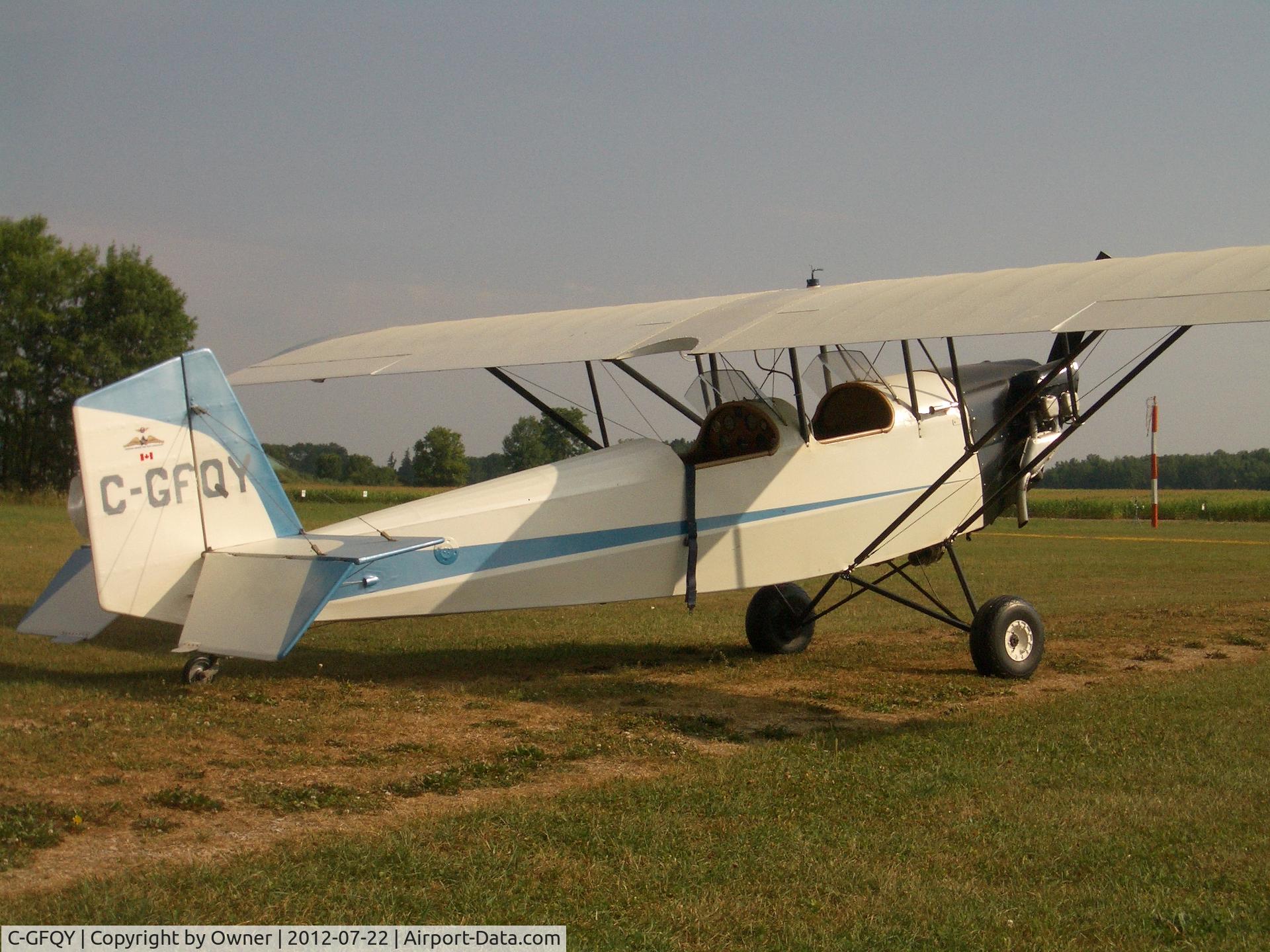 C-GFQY, 2007 Pietenpol Air Camper C/N JD1, Parked at Brussels Airport Ontario Canada
July 2012