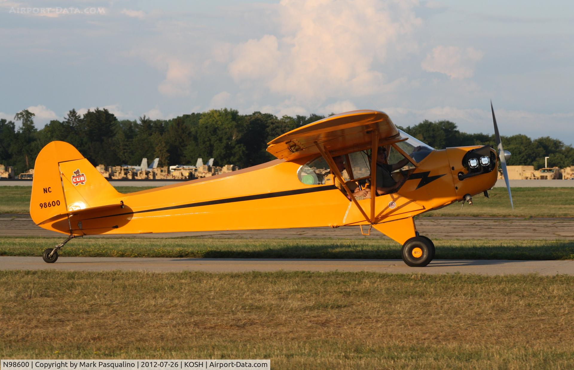 N98600, 1947 Piper J3C-65 Cub Cub C/N 22739, Piper J3C-65