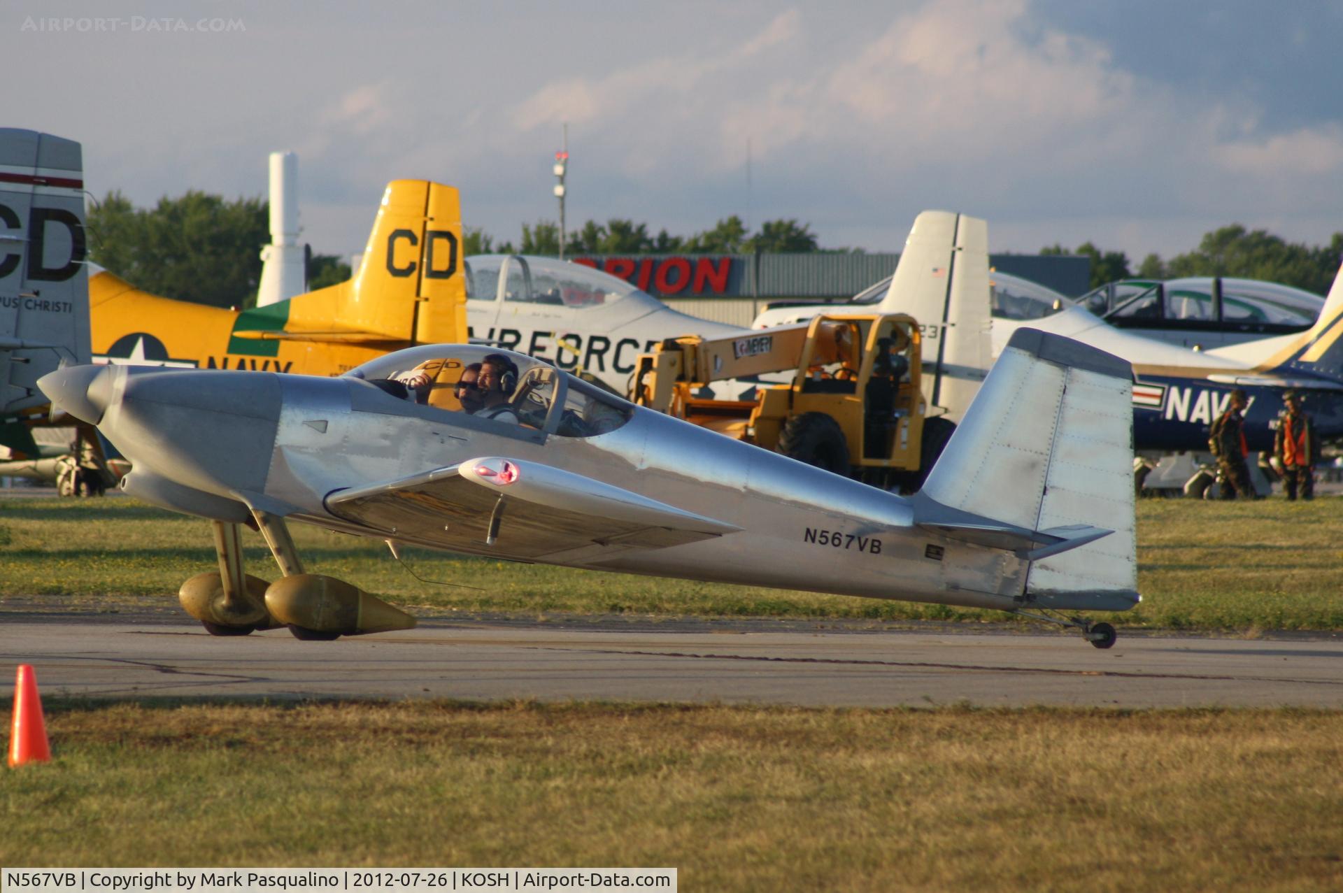 N567VB, Vans RV-7 C/N VB001, Vans RV-7