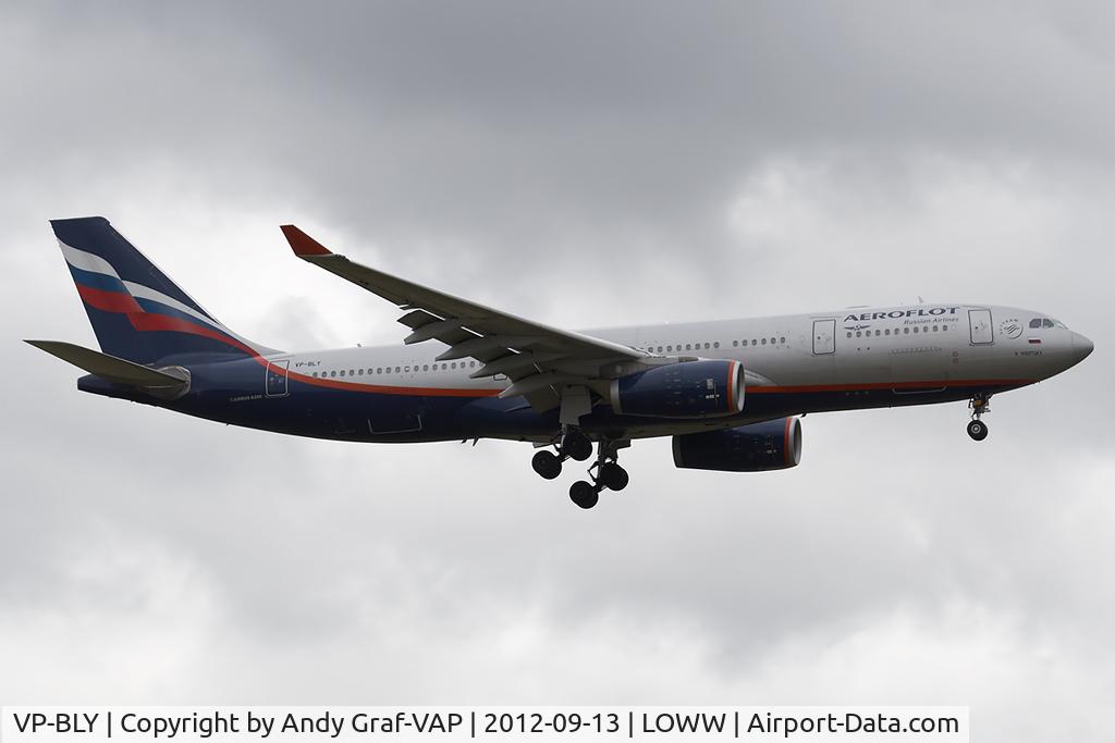 VP-BLY, 2008 Airbus A330-243 C/N 973, Aeroflot A330-200