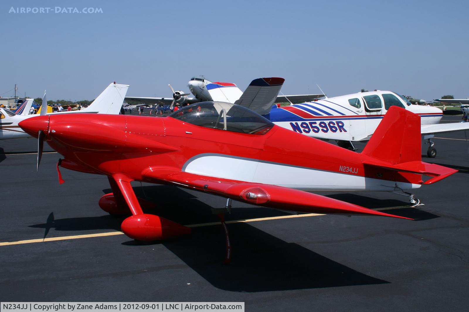 N234JJ, Vans RV-4 C/N 3416, On the ramp during Warbirds on Parade 2012 at Lancaster Airport