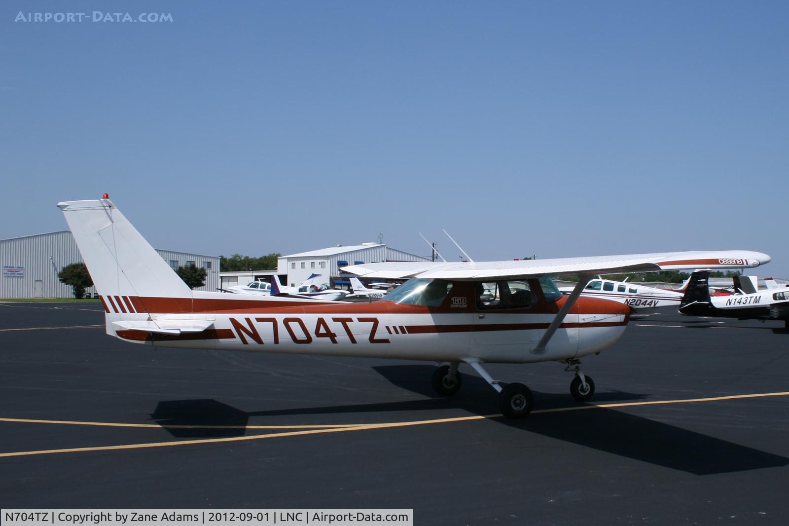 N704TZ, 1976 Cessna 150M C/N 15078873, On the ramp during Warbirds on Parade 2012 at Lancaster Airport