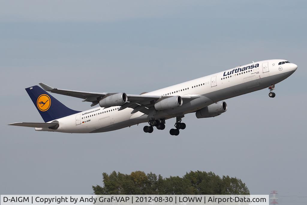 D-AIGM, 1997 Airbus A340-313 C/N 158, Lufthansa A340-300