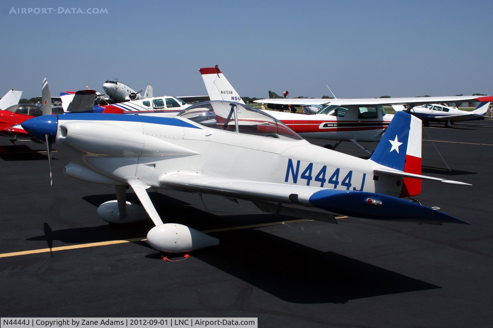 N4444J, 2004 Vans RV-4 C/N 3788, On the ramp during Warbirds on Parade 2012 at Lancaster Airport