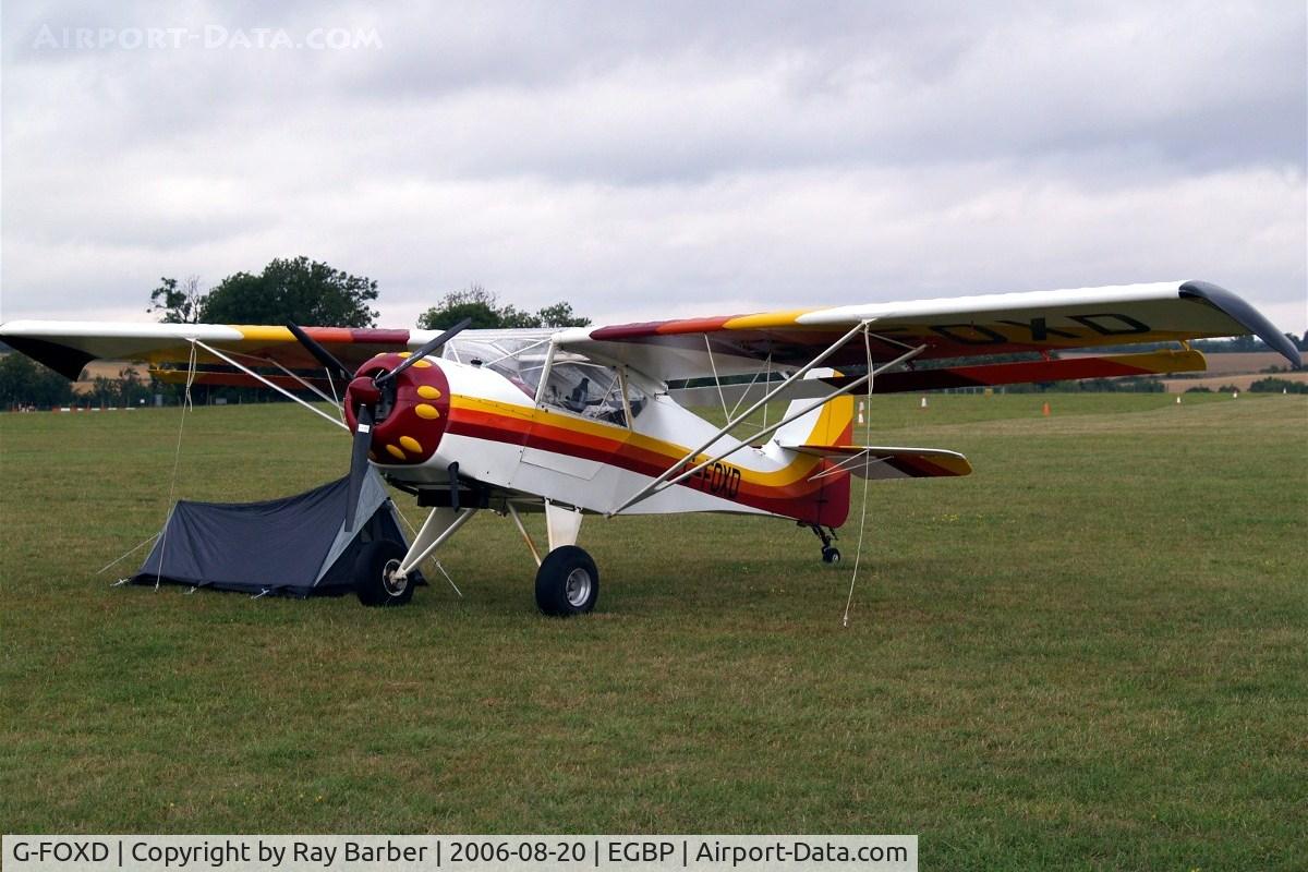 G-FOXD, 1996 Denney Kitfox MK2 C/N PFA 172-11618, Denney Kitfox II [PFA 172-11618] Kemble~G 20/08/2006