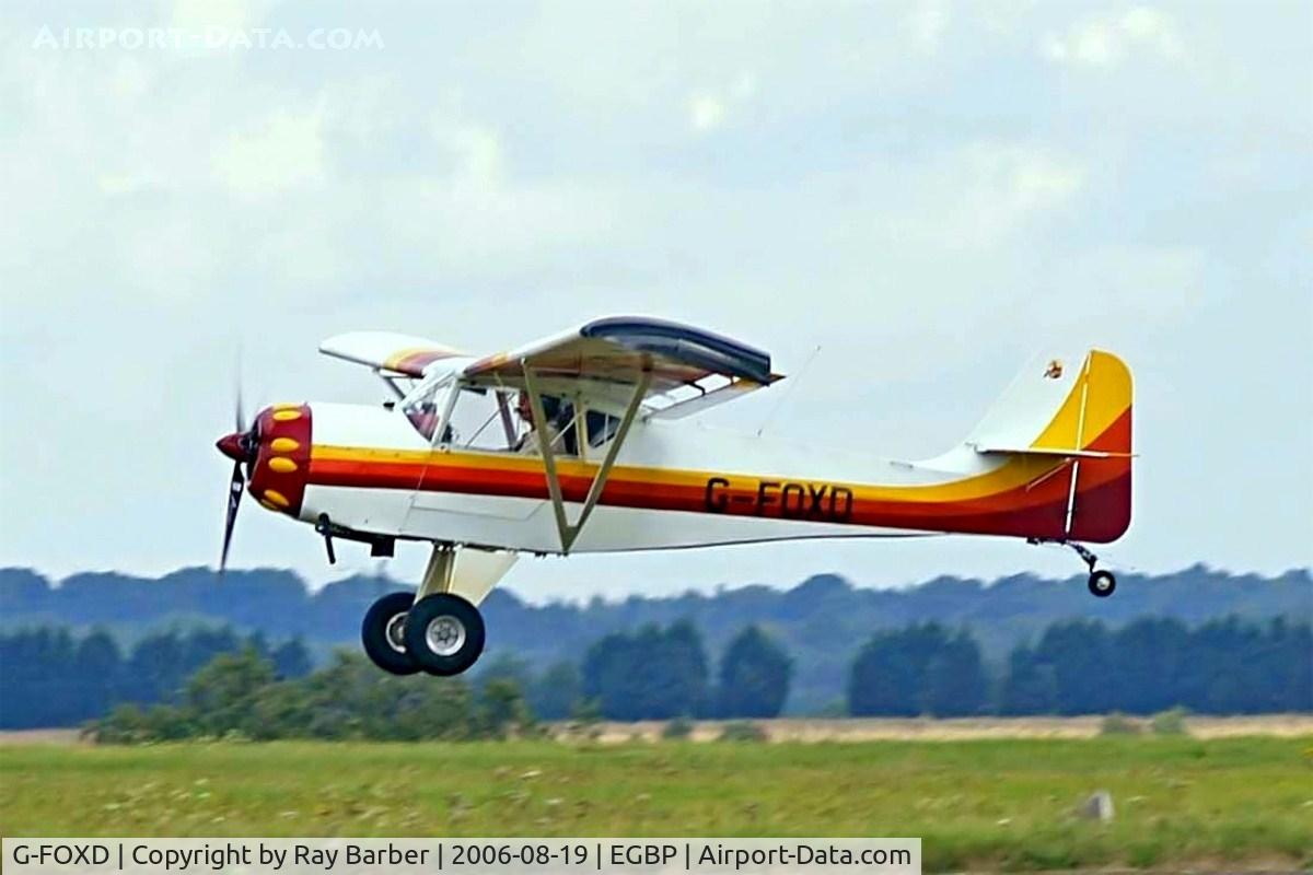 G-FOXD, 1996 Denney Kitfox MK2 C/N PFA 172-11618, Denney Kitfox II [PFA 172-11618] Kemble~G 19/08/2006