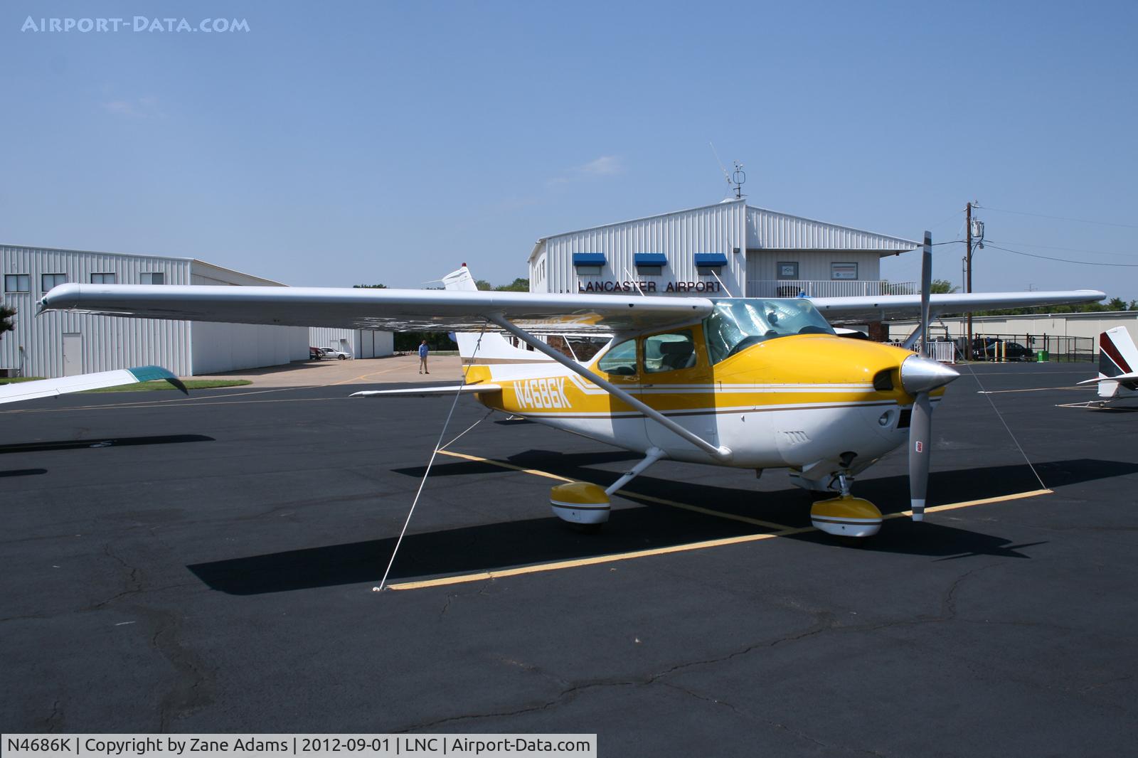 N4686K, 1975 Cessna 182P Skylane C/N 18263687, On the ramp during Warbirds on Parade 2012 at Lancaster Airport