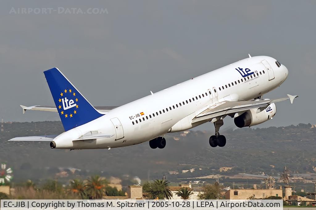 EC-JIB, 1994 Airbus A320-232 C/N 496, LTE International Airways S.A. EC-JIB; test reg: F-WWBV;