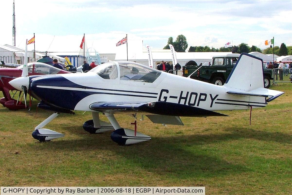 G-HOPY, 1998 Vans RV-6A C/N PFA 181-12742, Van's RV-6A [ PFA 181-12742] Kemble~G 18/08/2006