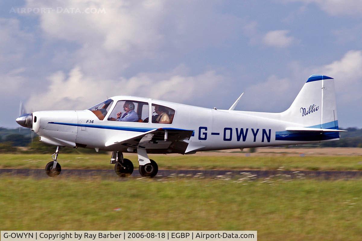 G-OWYN, 1959 Aviamilano F-14 Nibbio C/N 208, Aviamilano F.14 Nibbio [208] Kemble~G 18/08/2006