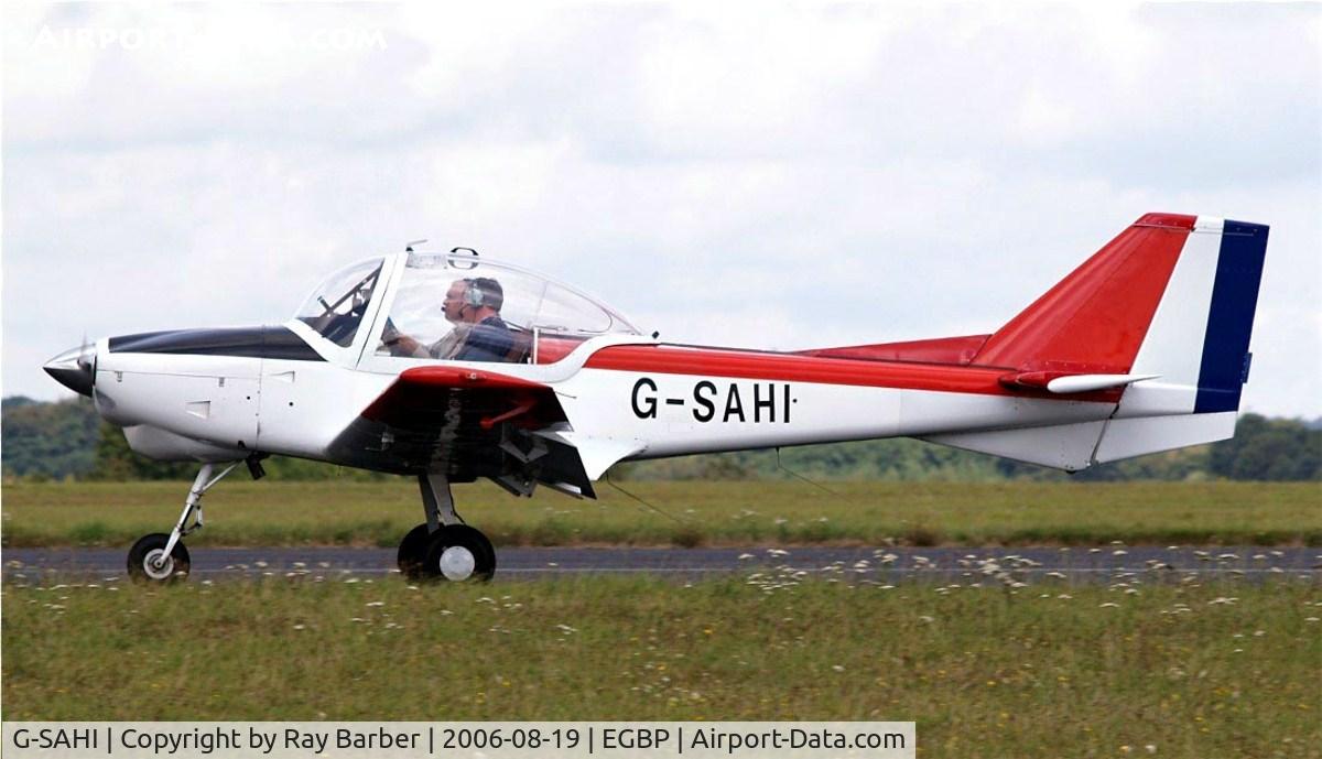 G-SAHI, 1981 Trago Mills SAH 1 C/N 001, Trago Mills SAH-1 [SAH1-001] Kemble~G 19/08/2006