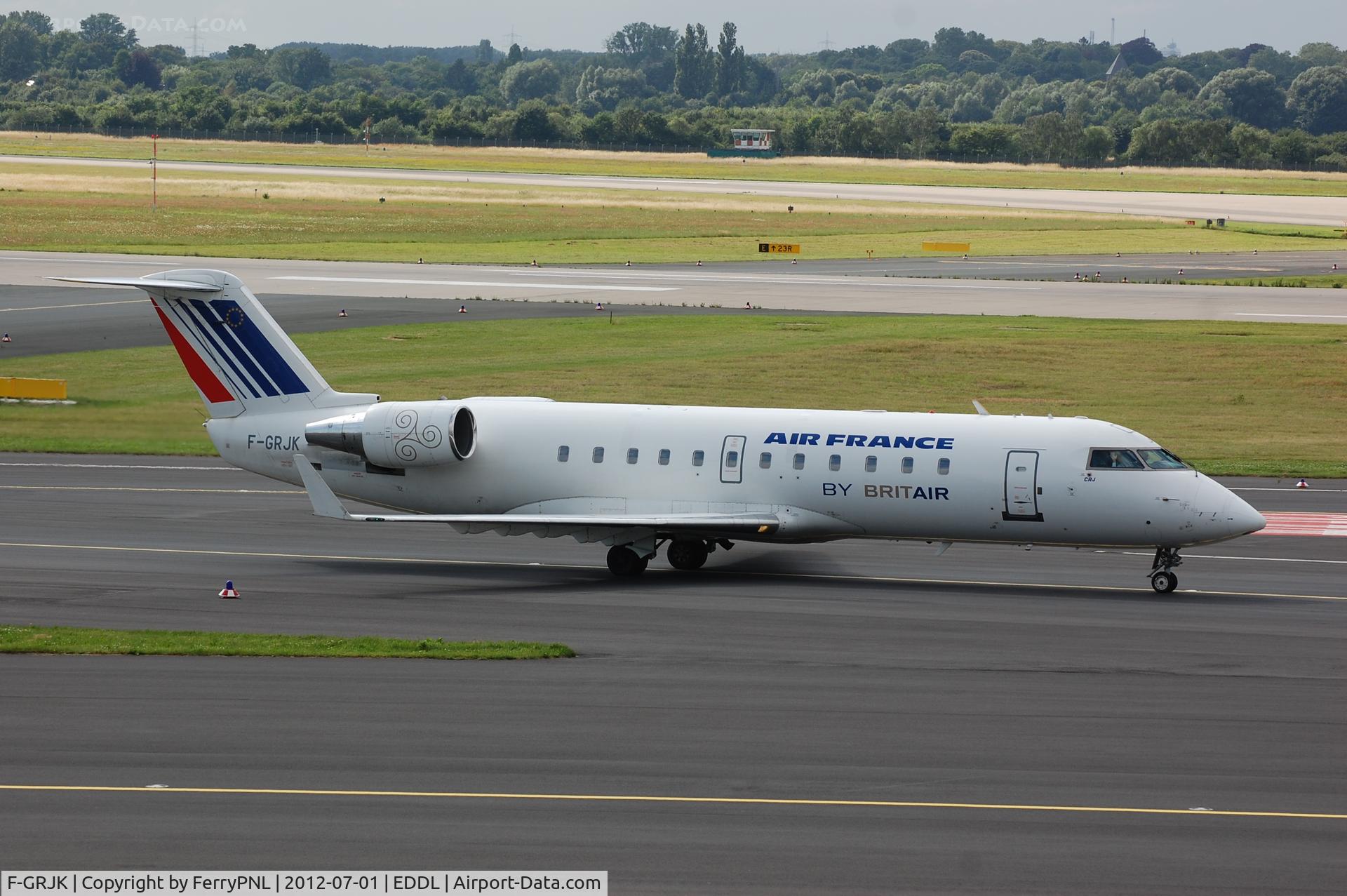 F-GRJK, 1998 Canadair CRJ-100ER (CL-600-2B19) C/N 7219, Air France/Britair CRJ100, c/n 7219
