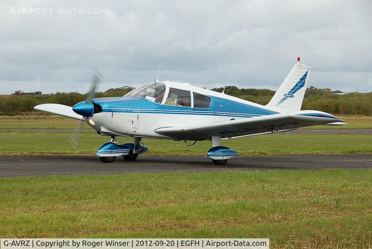 G-AVRZ, 1967 Piper PA-28-180 Cherokee C/N 28-4137, Visiting Cherokee.