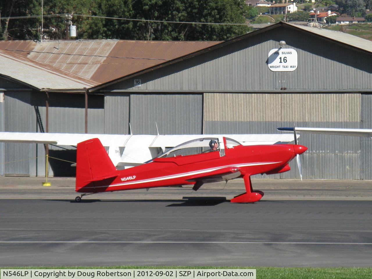 N546LP, Vans RV-8 C/N 82726, 2007 Obrien OBRIEN SPECIAL VAN's RV-8, Lycoming IO-360EXP 180 Hp, taxi