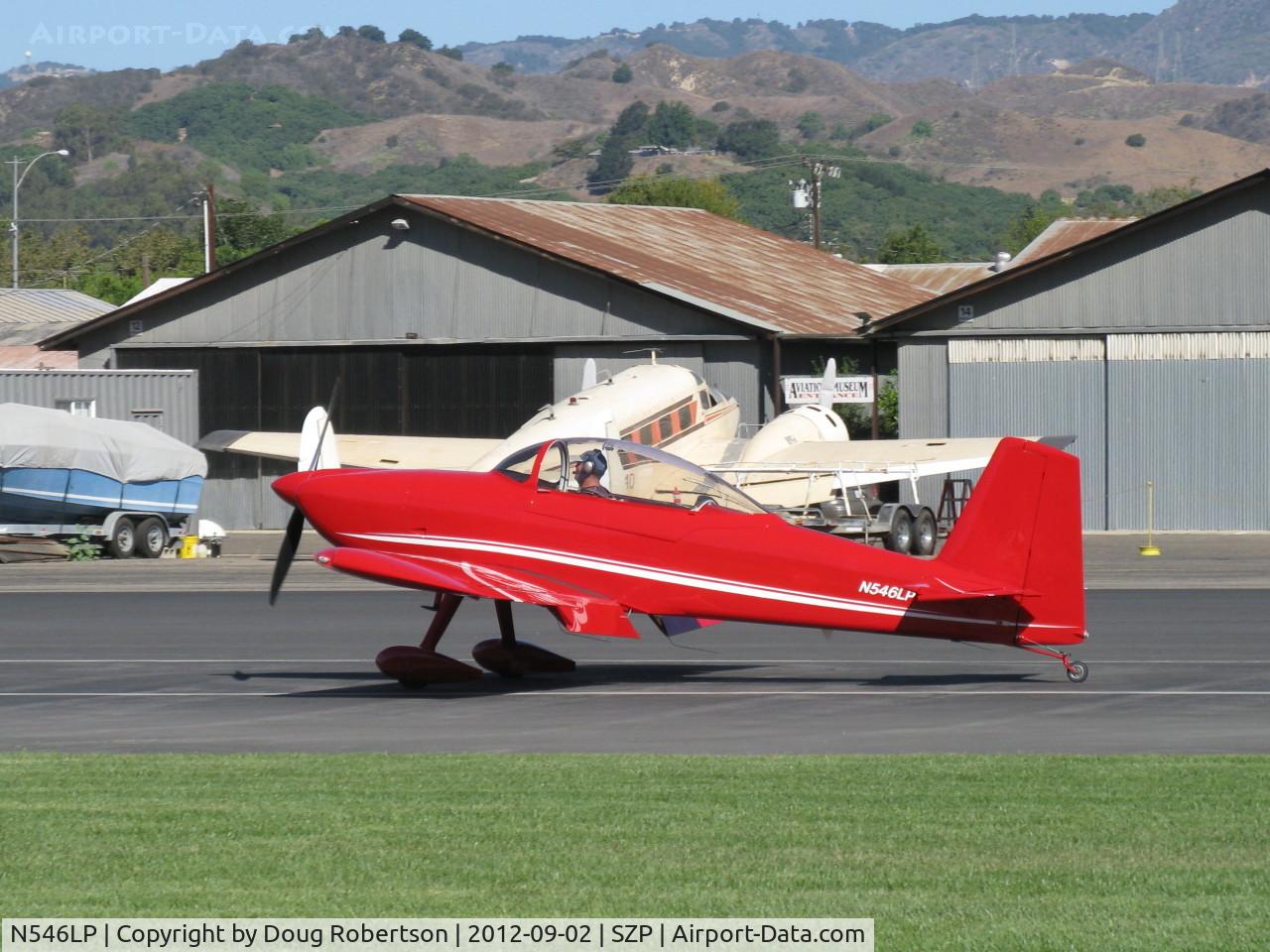 N546LP, Vans RV-8 C/N 82726, 2007 Obrien OBRIEN SPECIAL VAN's RV-8, Lycoming IO-360EXP 180 Hp, landing roll Rwy 22