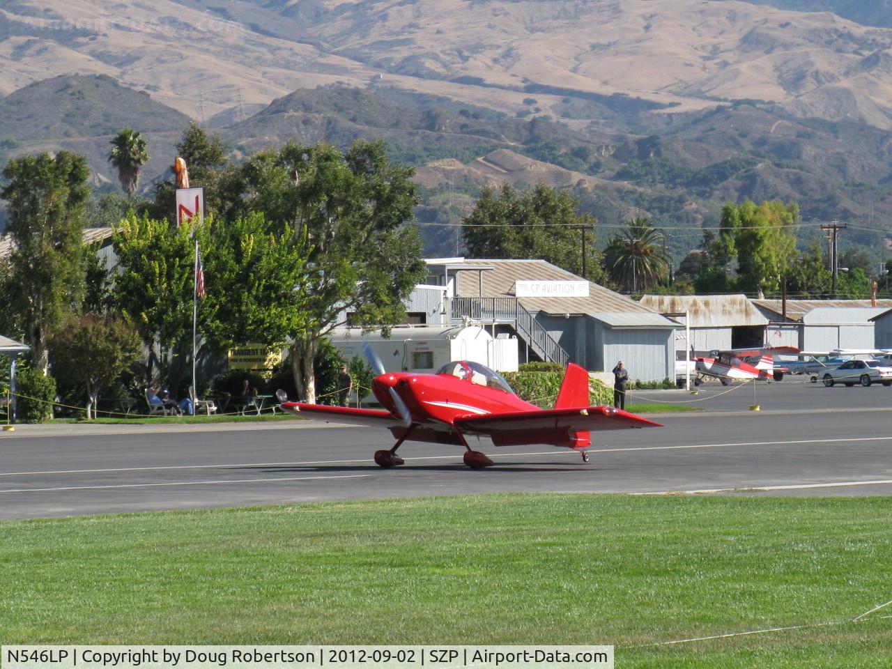 N546LP, Vans RV-8 C/N 82726, 2007 Obrien OBRIEN SPECIAL VAN's RV-8, Lycoming IO-360EXP 180 Hp, landing roll Rwy 22