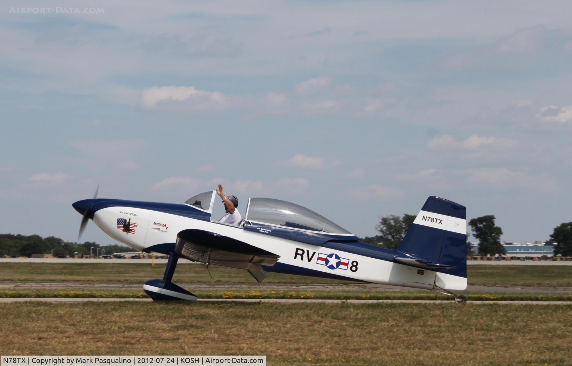 N78TX, 2001 Vans RV-8 C/N 80796, Vans RV-8