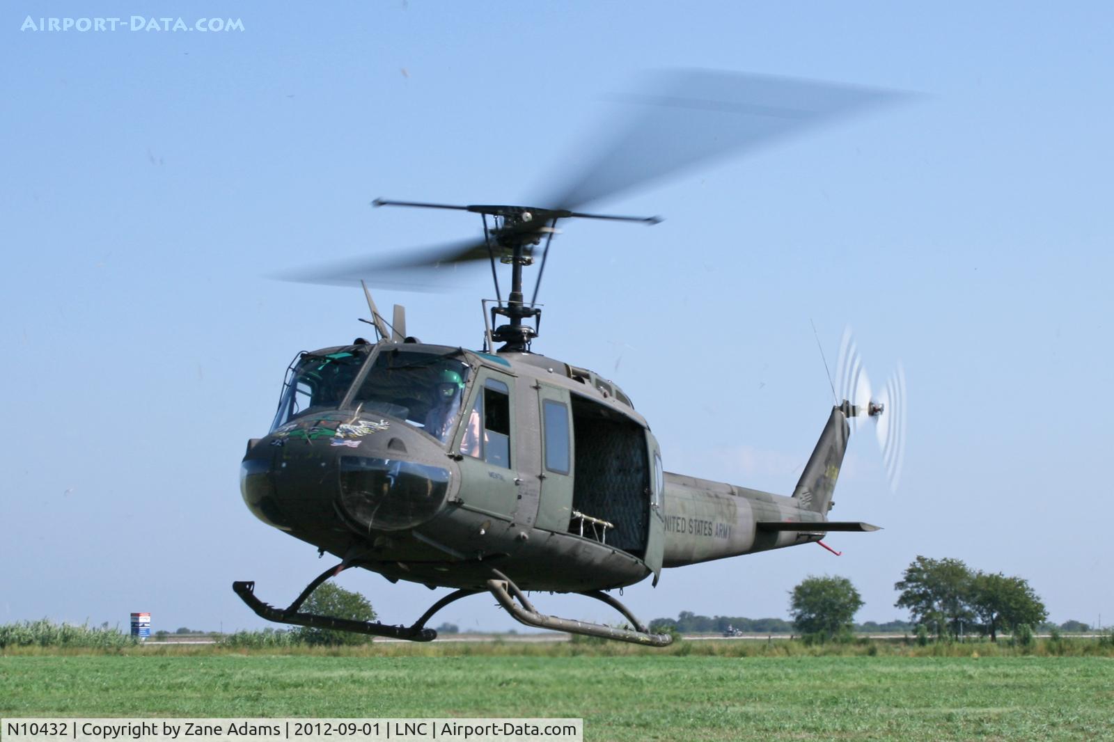 N10432, 1968 Bell UH-1H Iroquois C/N 10856 (68-16197), Landing at Lancaster Airport during Warbirds on Parade 2012