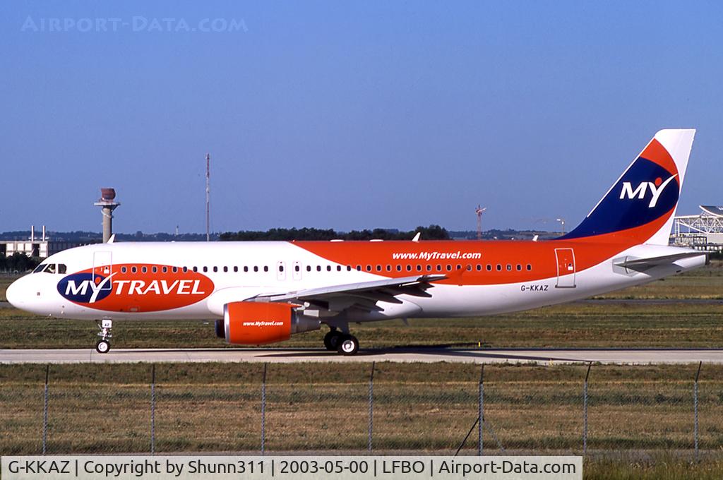 G-KKAZ, 2003 Airbus A320-214 C/N 2003, Delivery day...