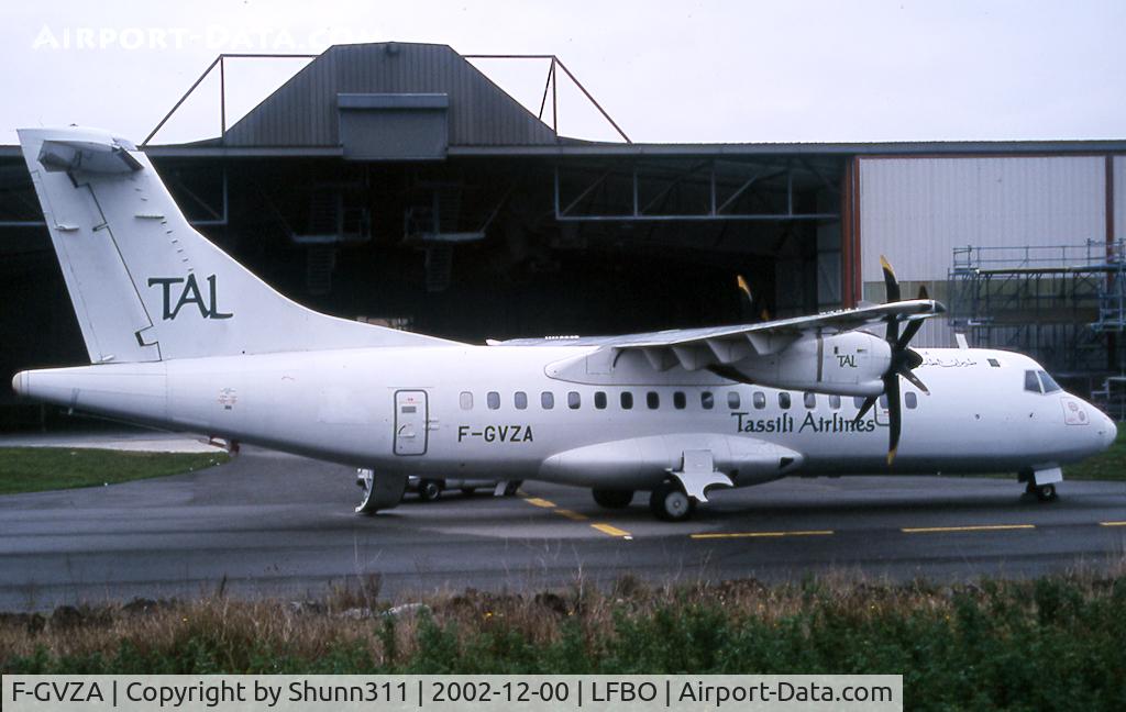 F-GVZA, 1996 ATR 42-500 C/N 503, Going out of paintshop...