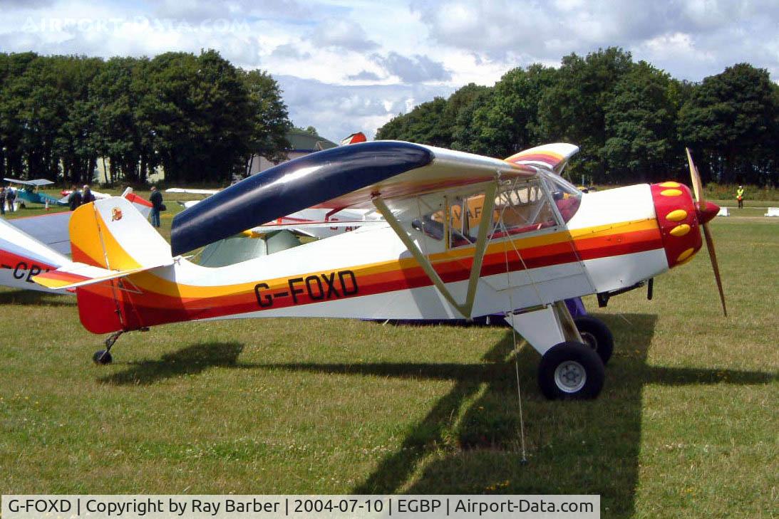 G-FOXD, 1996 Denney Kitfox MK2 C/N PFA 172-11618, Denney Kitfox Mk.II [PFA 172-11618] Kemble~G 10/07/2004