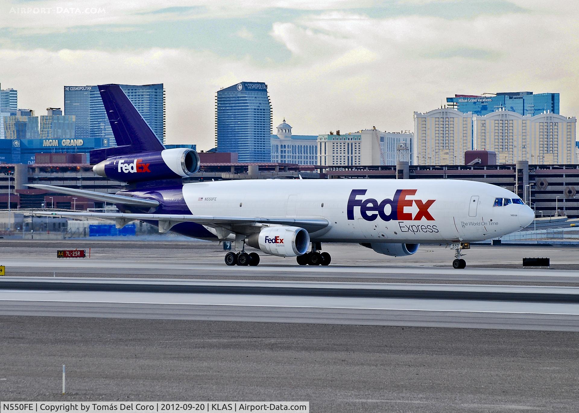 N550FE, 1972 McDonnell Douglas MD-10-10F C/N 46521, FedEx Express Boeing MD-10-10F N550FE (cn 46521/55) 