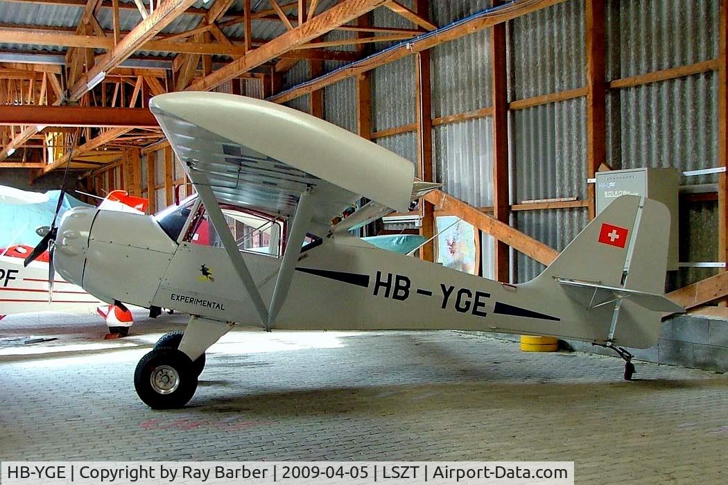 HB-YGE, Skystar Kitfox Series 5 C/N S94110061, Denney Kitfox Mk.V [S94110061] Lommis~HB 05/04/2009